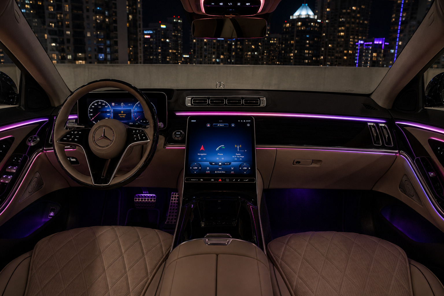 Mercedes-Benz S580 interior